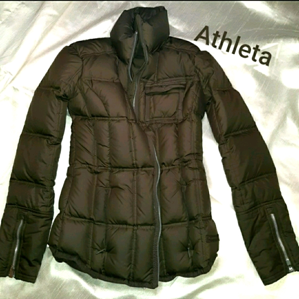 ATHLETA WOMEN'S 350360 WATER RESISTANT DOWNIEVILLE JACKET XXS - Picture 2 of 16